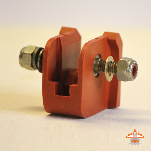IRP-Aerospace & Defence_0047_Receiver Clamp Assembly with Elastomer molded over SS Metal part